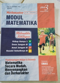 Image of Modul Matematika Mathmaster jilid 3